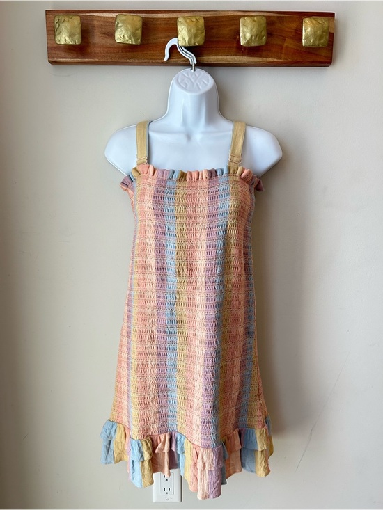 American Eagle Outfitters Dresses & Skirts - Y2K Smocked Babydoll Dress Fairycore Coquette Pastel Colours - Size Medium